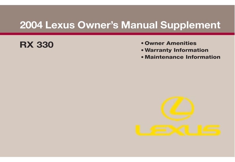 Lexus 2004 330 Configuration guide