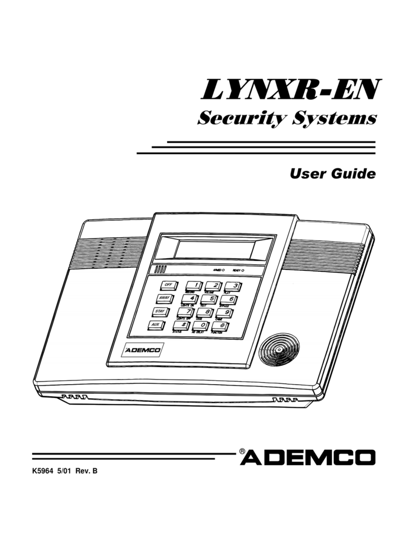 ADEMCO LYNXR-EN User manual