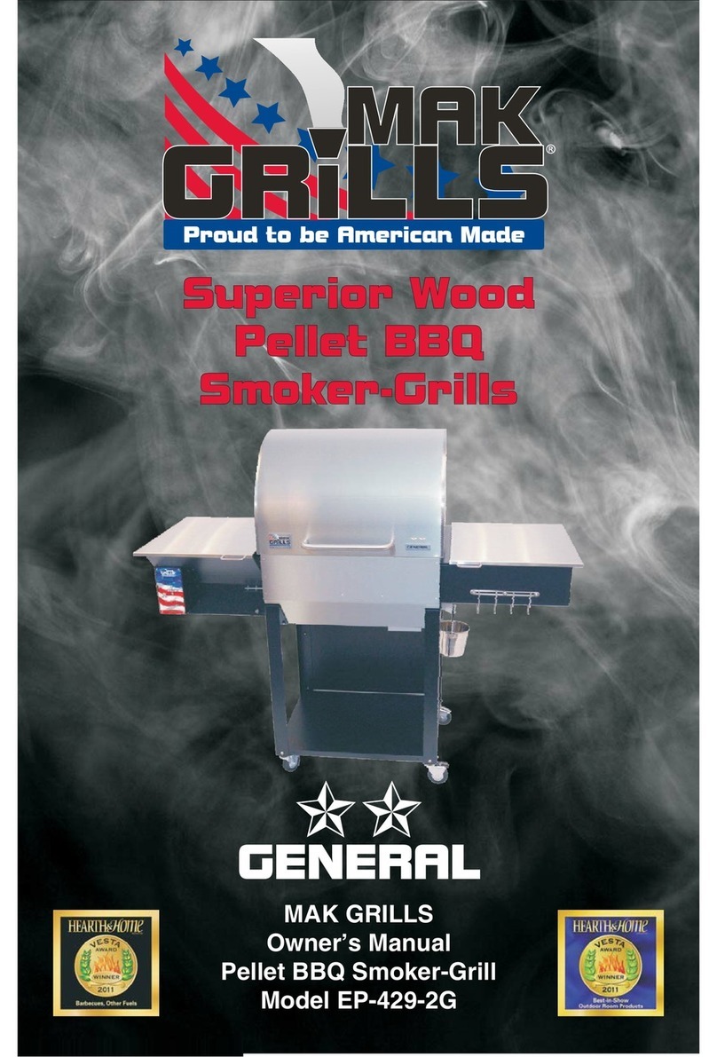 Mak Grills EP-429-2G User manual