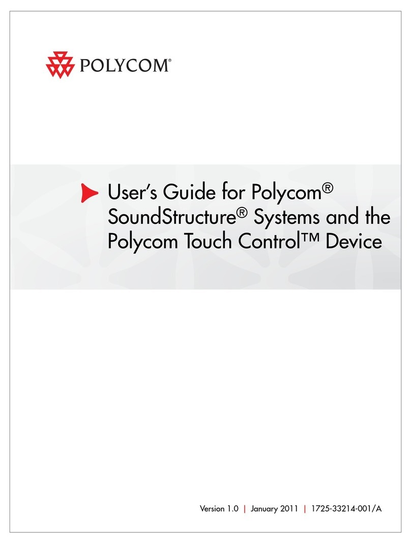 Polycom SoundStructure Systems user guide