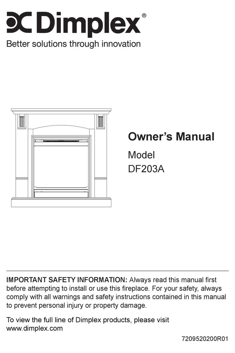 Dimplex ELECTRALOG DF203A User manual Dimplex ELECTRALOG DF203A User manual
