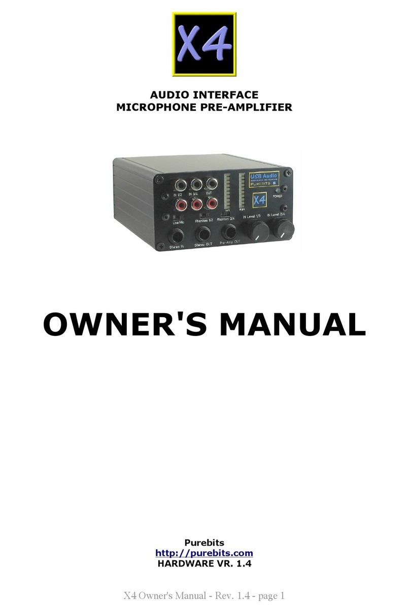 Purebits X4 owner's manual