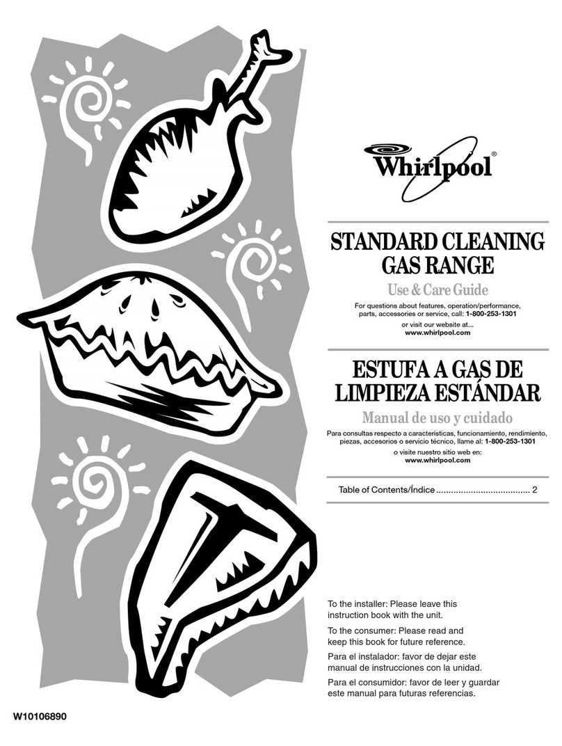 Whirlpool W10106890 User manual