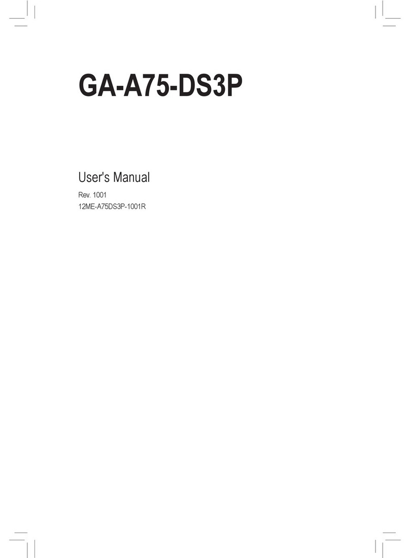 Gigabyte GA-A75-DS3P user manual