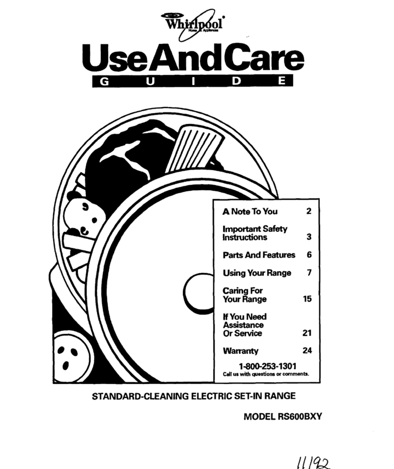 Whirlpool RS600BXY user guide