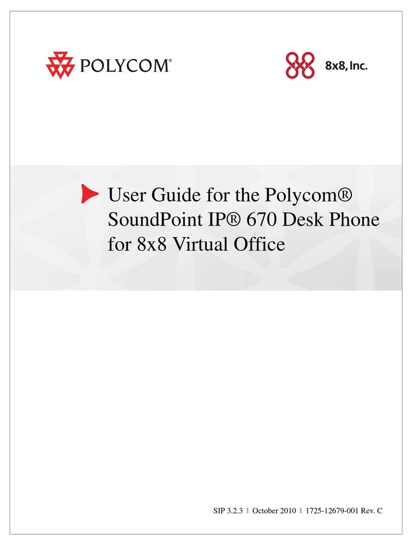 Polycom SoundPoint IP 670 User manual