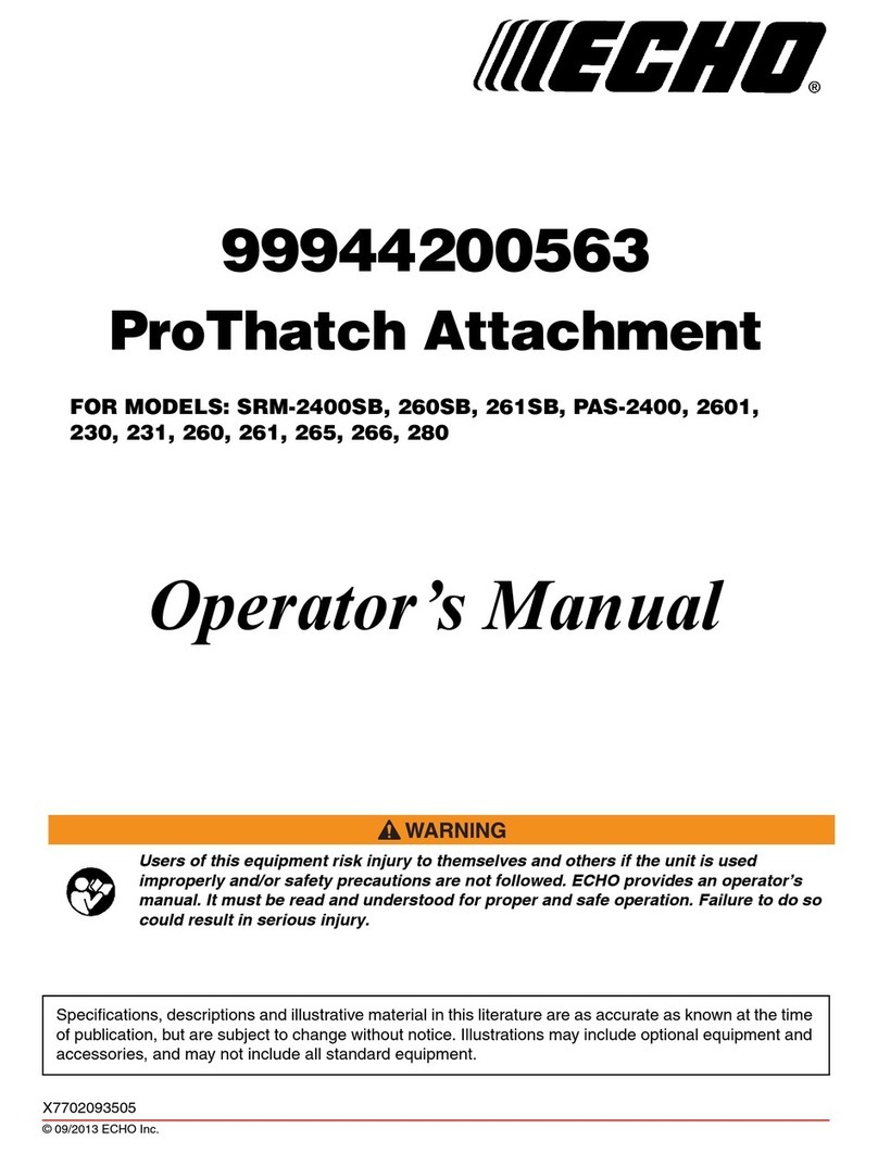 Echo SRM - 2400SB User manual