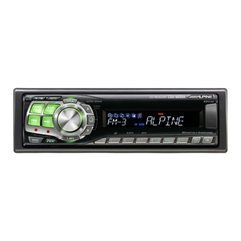Alpine CDA-9830R User manual