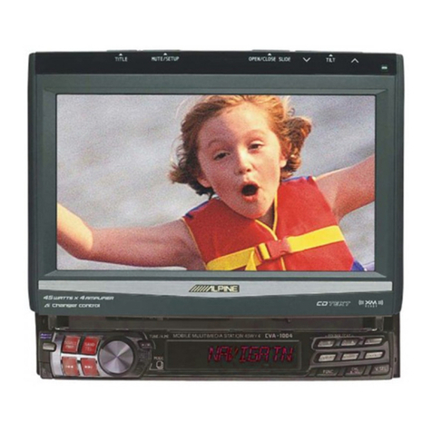 Alpine CVA-1004R User manual