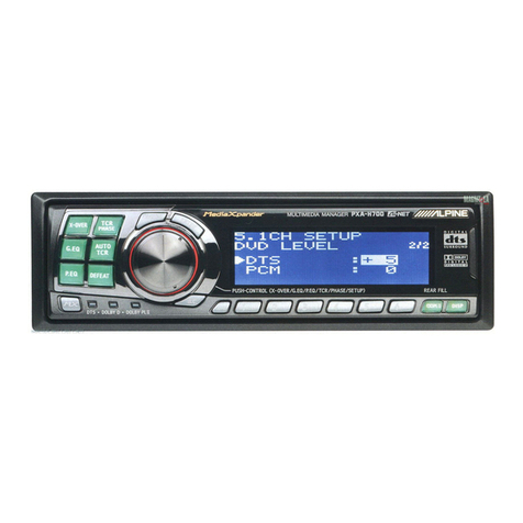 Alpine PXA-H700 User manual