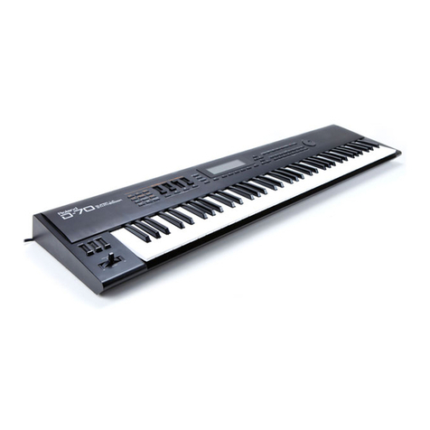 Roland D-70 User manual