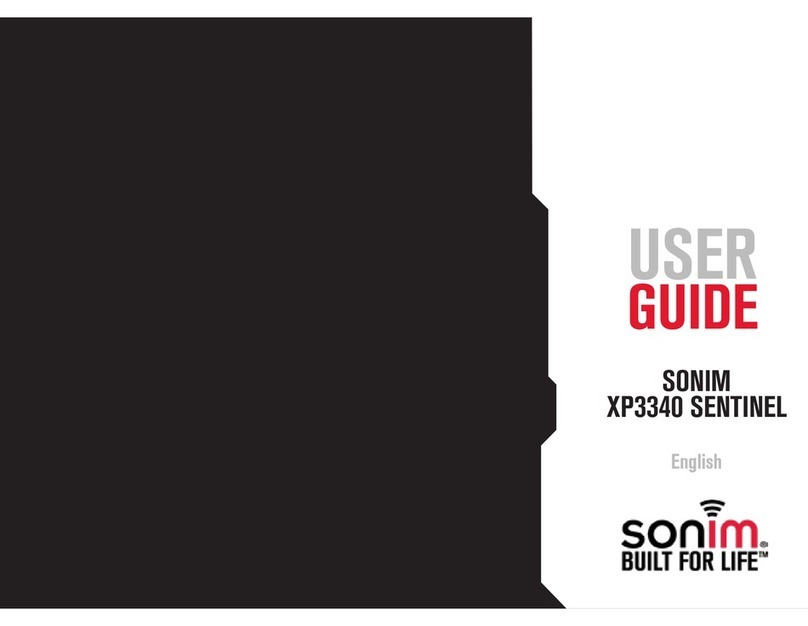Sonim XP3340 SENTINEL User manual Sonim XP3340 SENTINEL User manual