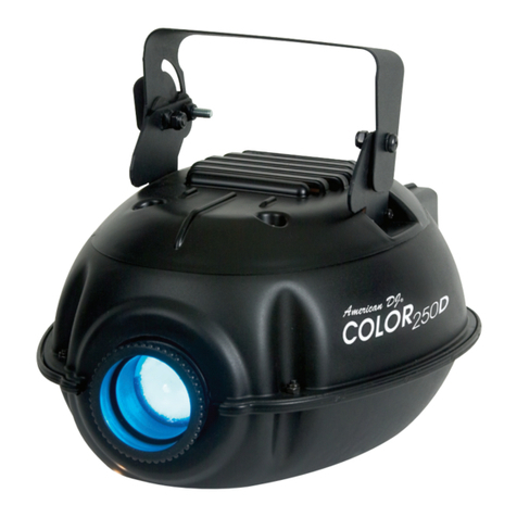 American DJ Color 250D User instructions