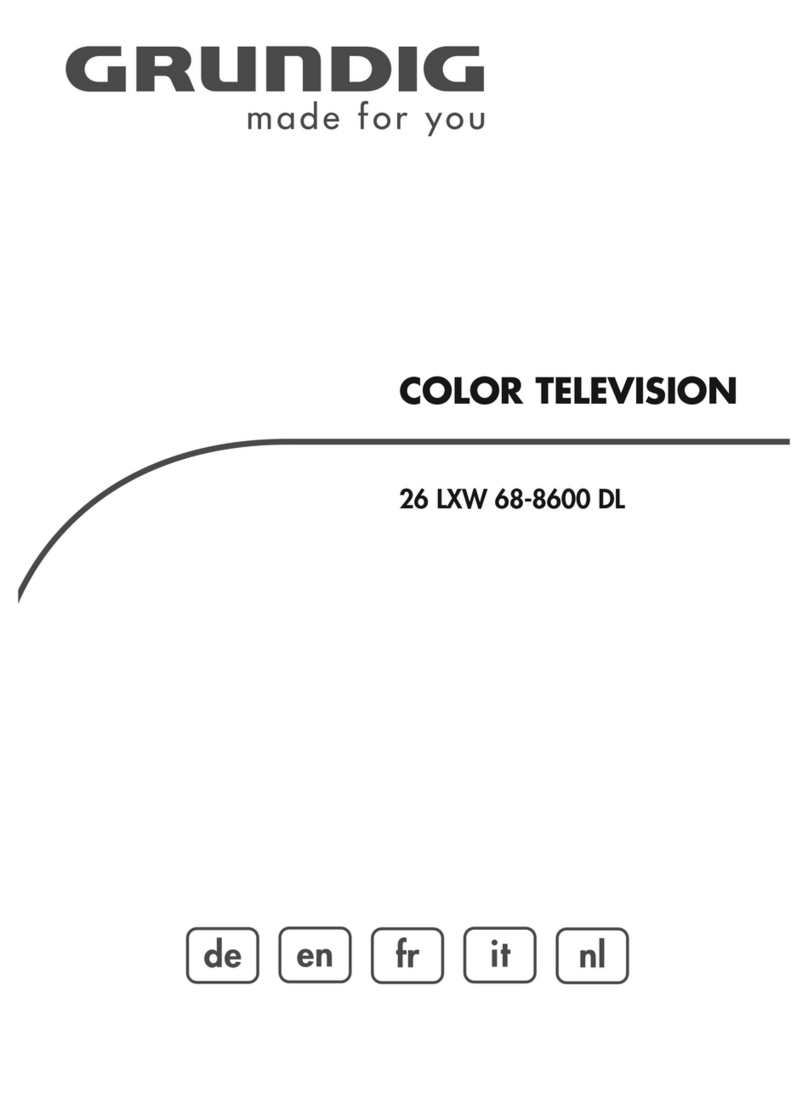 Grundig 26 LXW 68-8600 DL User manual