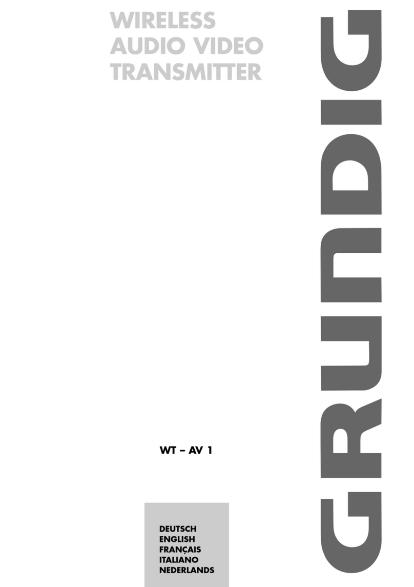 Grundig WT-AV 1 User manual