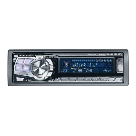 Alpine CDA-9833R owner's manual