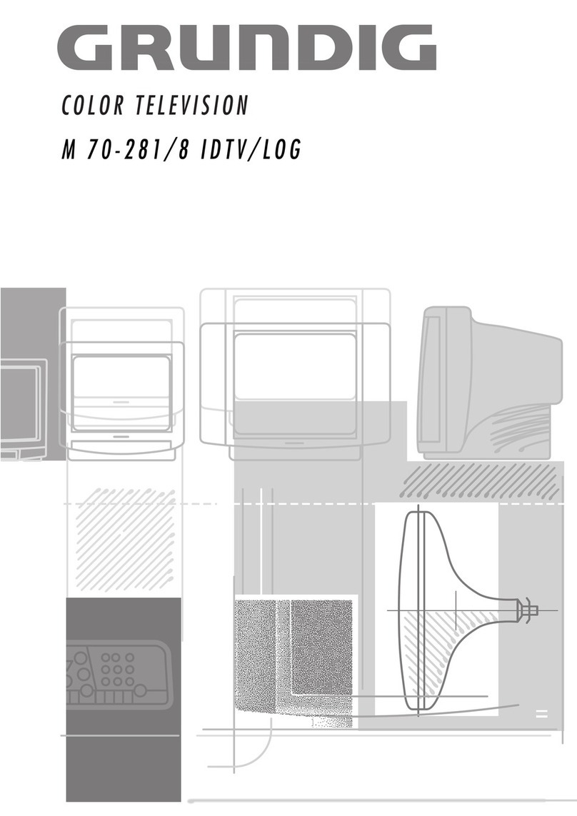 Grundig M 70-281/8 IDTV/LOG User manual