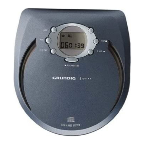 Grundig SQUIXX CDP 4100 user manual