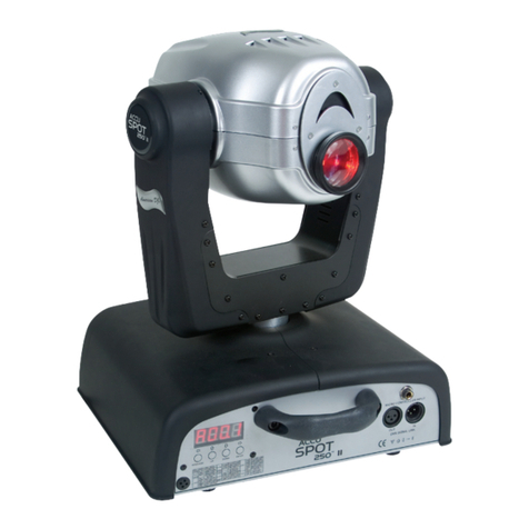 American DJ Accu Spot 250 II User instructions