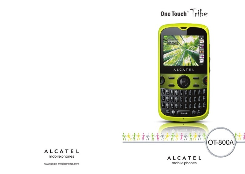 Alcatel OT-800A User manual