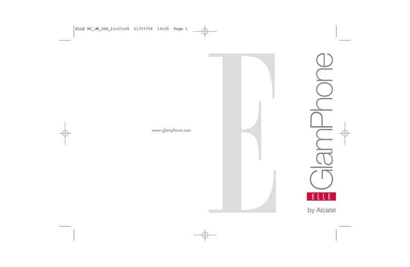Alcatel ELLE GlamPhone N5 user manual