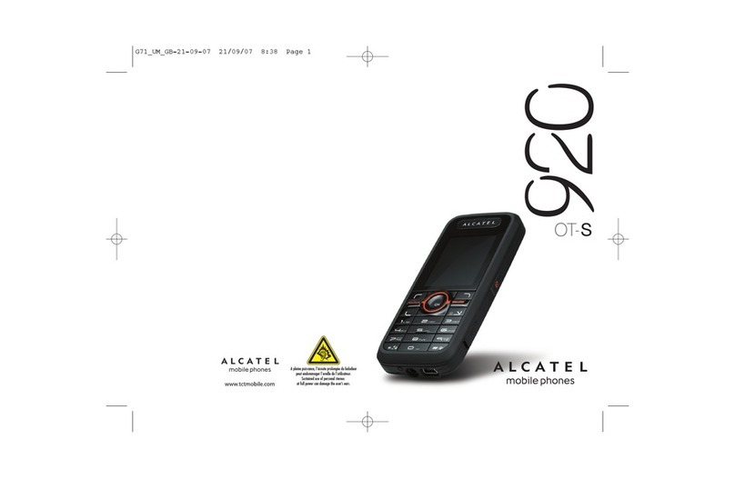 Alcatel OT-S920 User manual