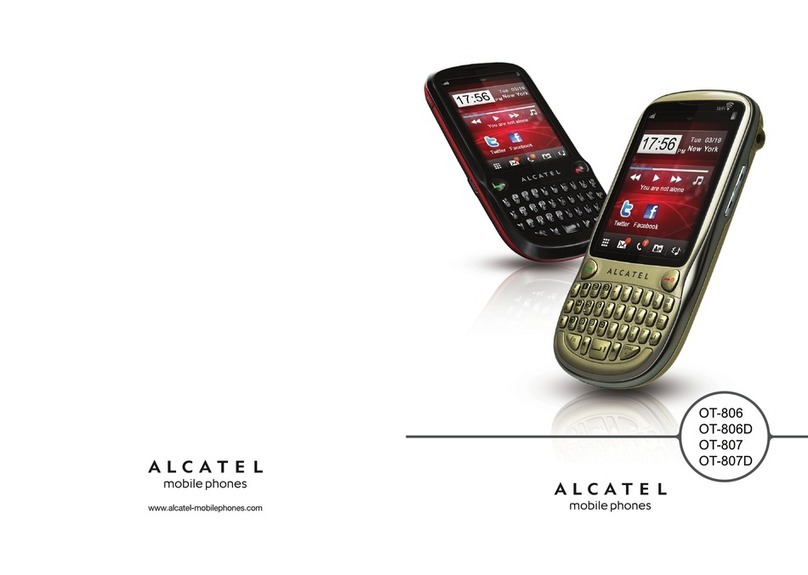 Alcatel OT-806 User manual