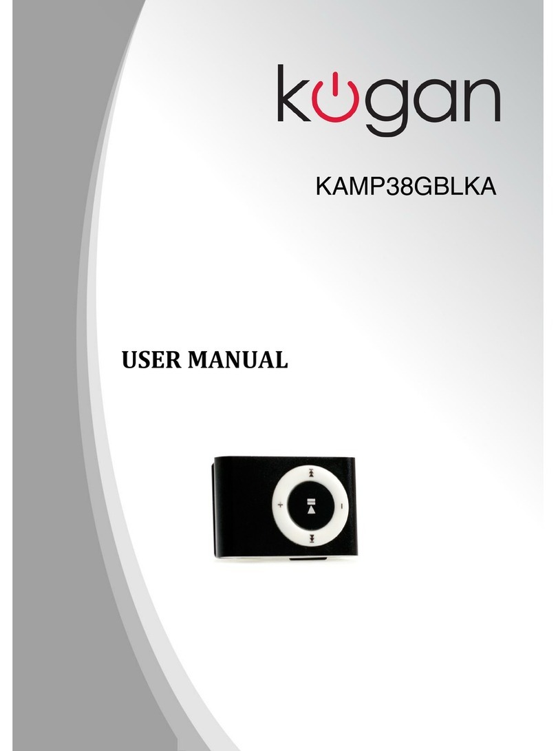 Kogan KAMP38GBLKA User manual
