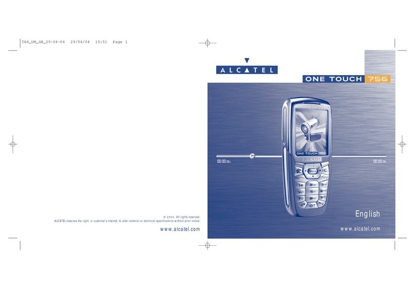 Alcatel ONE TOUCH 756 user manual