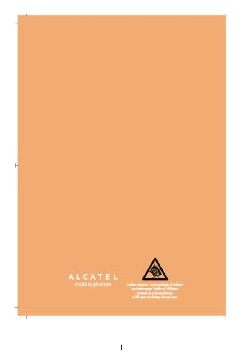 Alcatel OT-E805C user manual