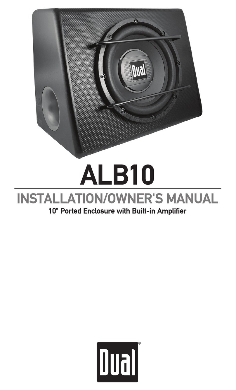 Dual ALB10 Installation & owner's manual