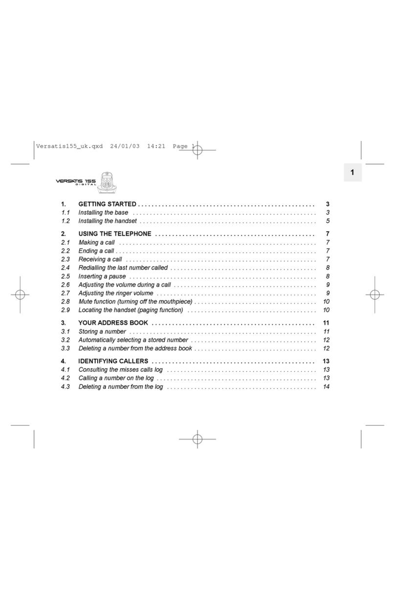 Alcatel VERSATIS 155 user manual