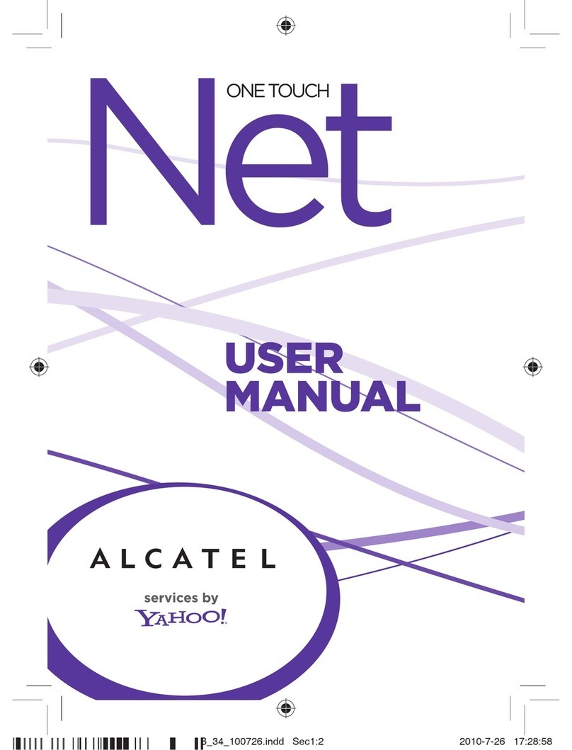 Alcatel One touch Net User manual