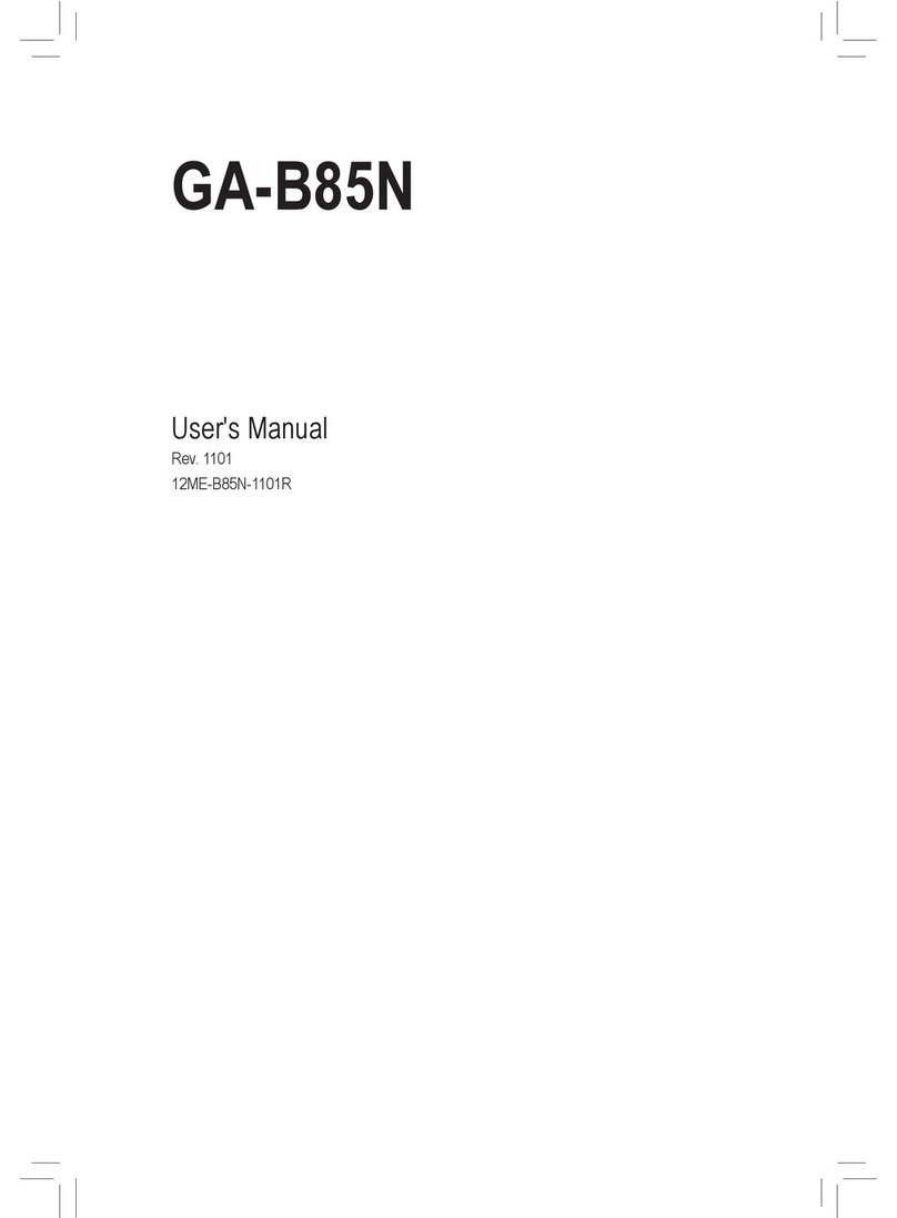 Gigabyte GA-B85N user manual