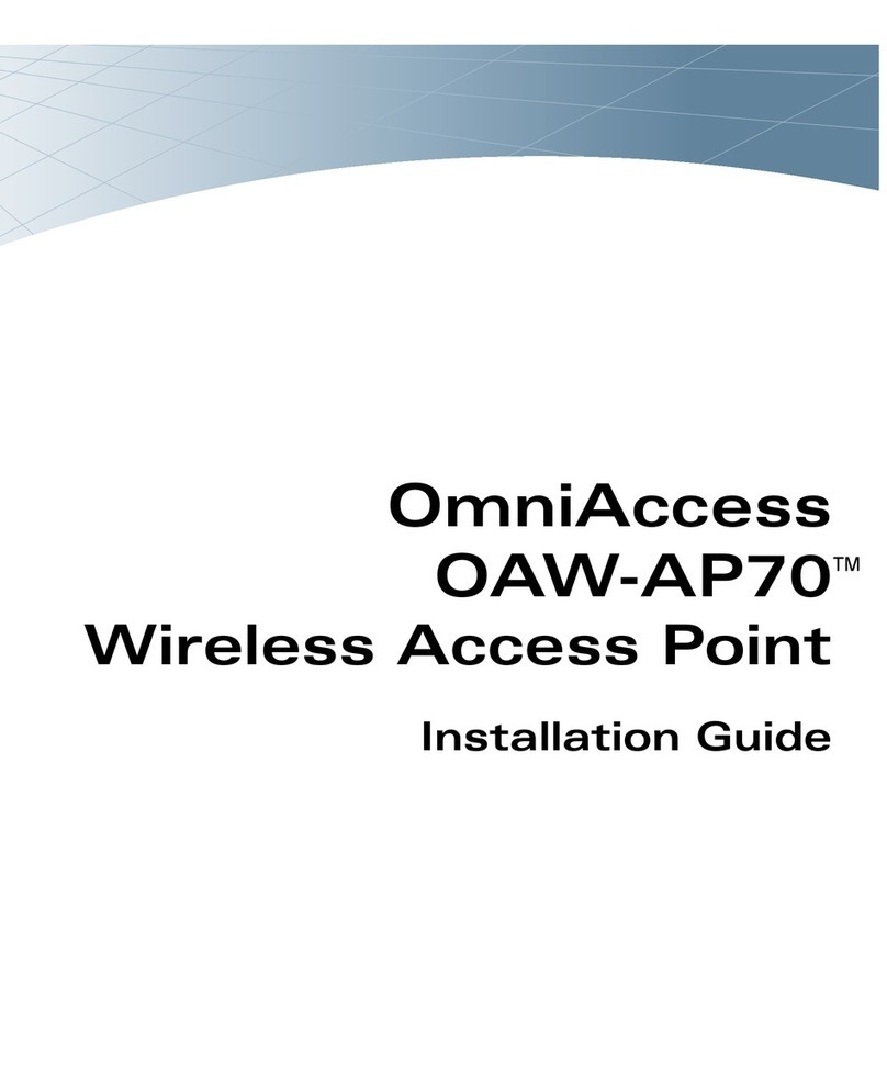 Alcatel OmniAccess OAW-AP70 User manual Alcatel OmniAccess OAW-AP70 User manual