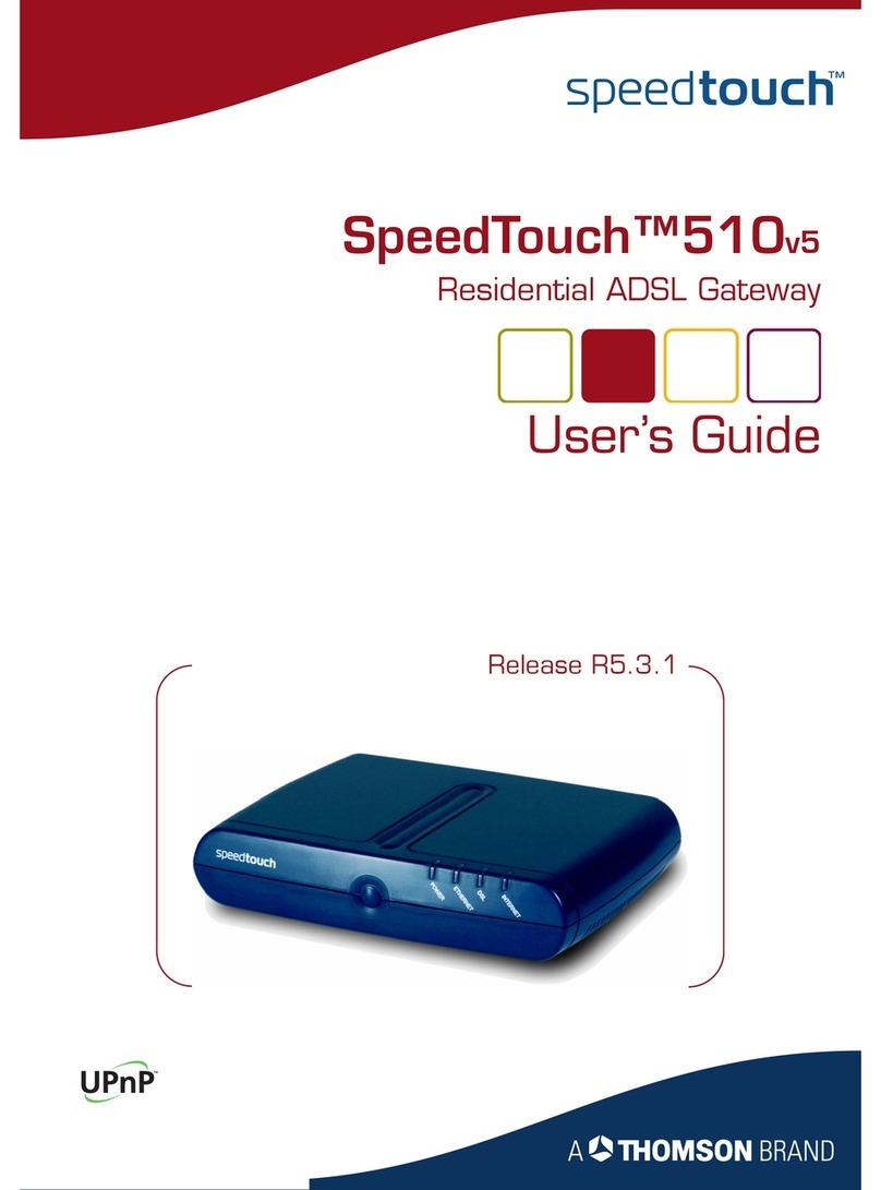 THOMSON SpeedTouch 510v5 User manual