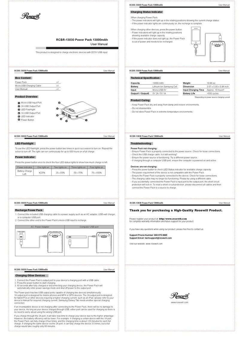 Rosewill RCBR-13030 user manual