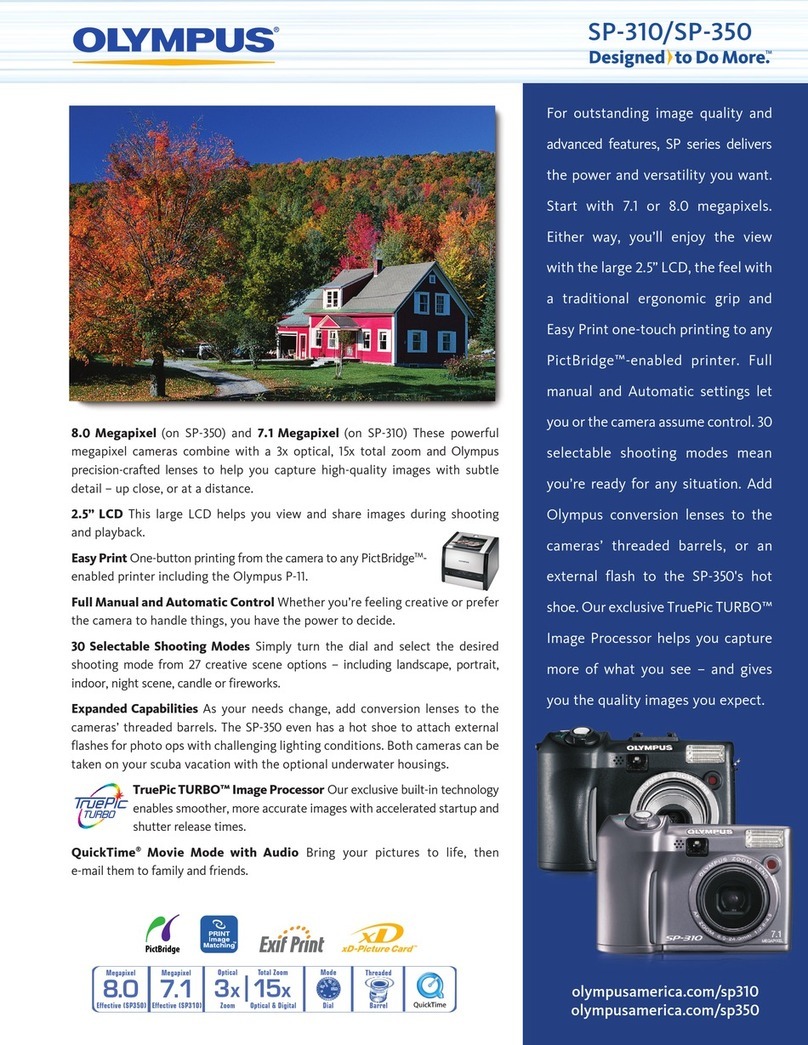 Olympus SP-310 Specifications