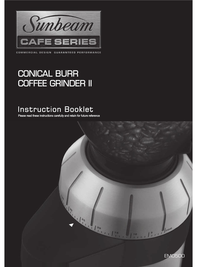 Sunbeam EM0500 Instruction booklet