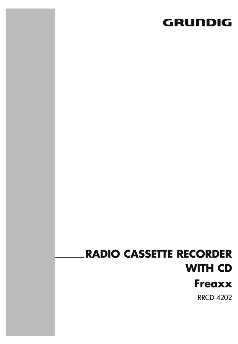 Grundig Freaxx RRCD 4202 User manual