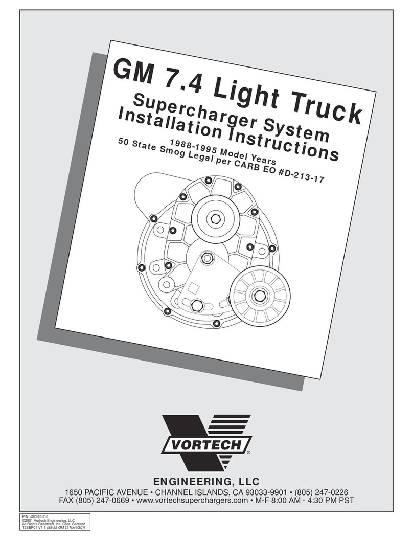 Vortech Engineering GM 7.4 installation instructions