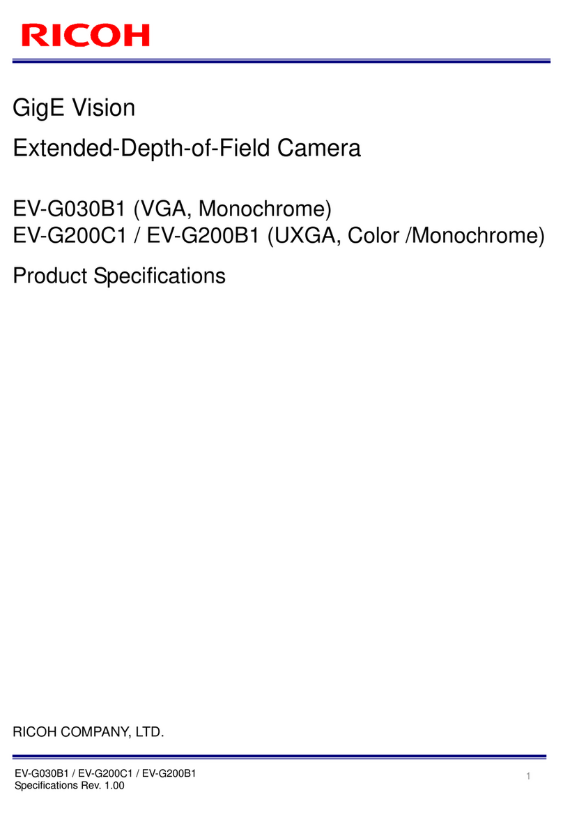 Ricoh EV-G030B1 User manual Ricoh EV-G030B1 User manual