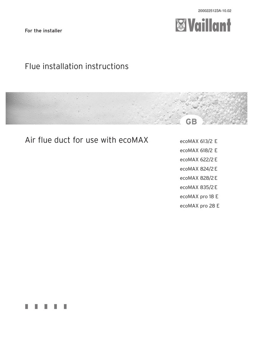 Vaillant ecoMAX pro 28 E installation instructions