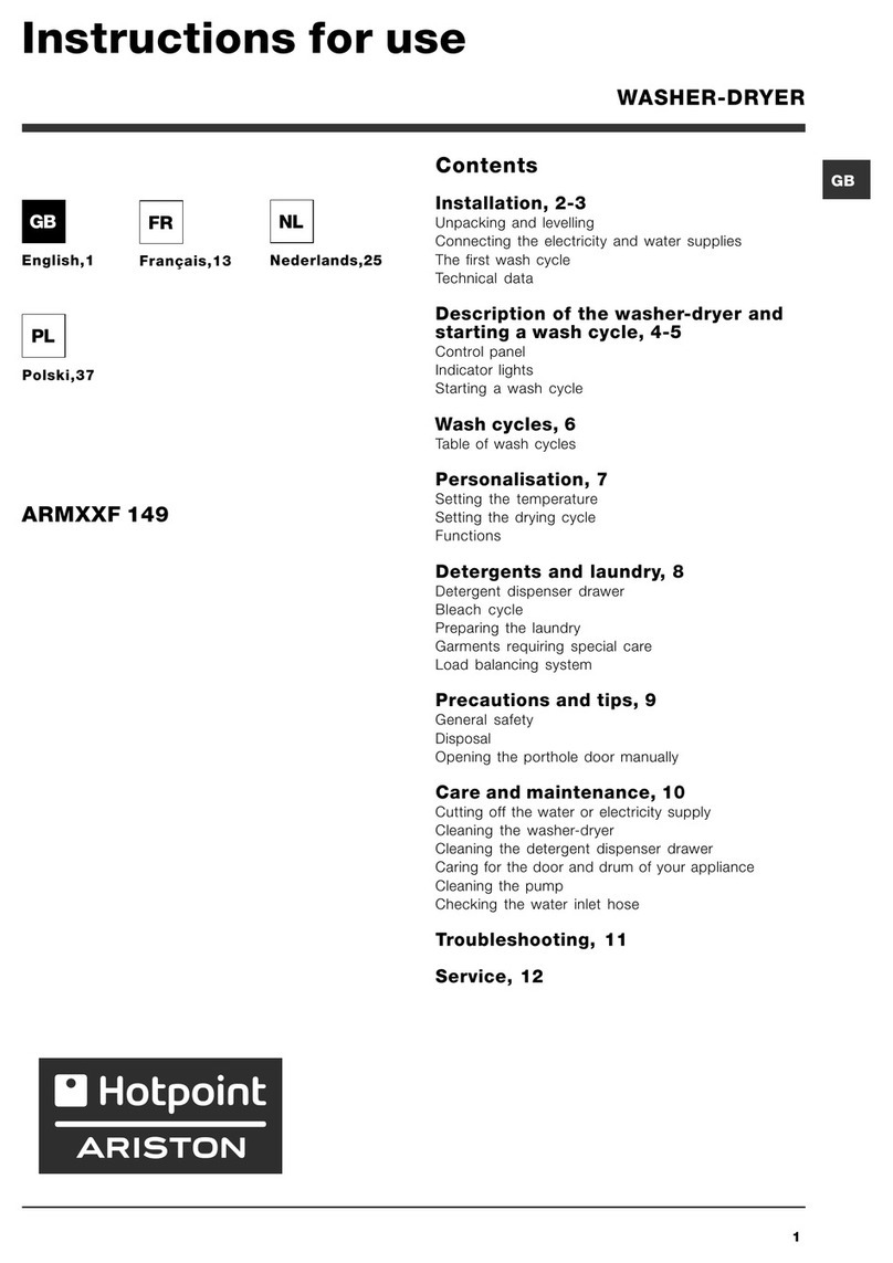 Hotpoint Ariston Hotpoint Instructions for use