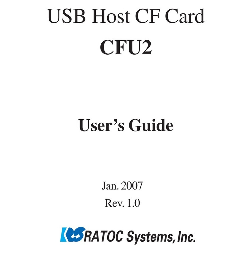 Ratoc Systems CFU2 user guide