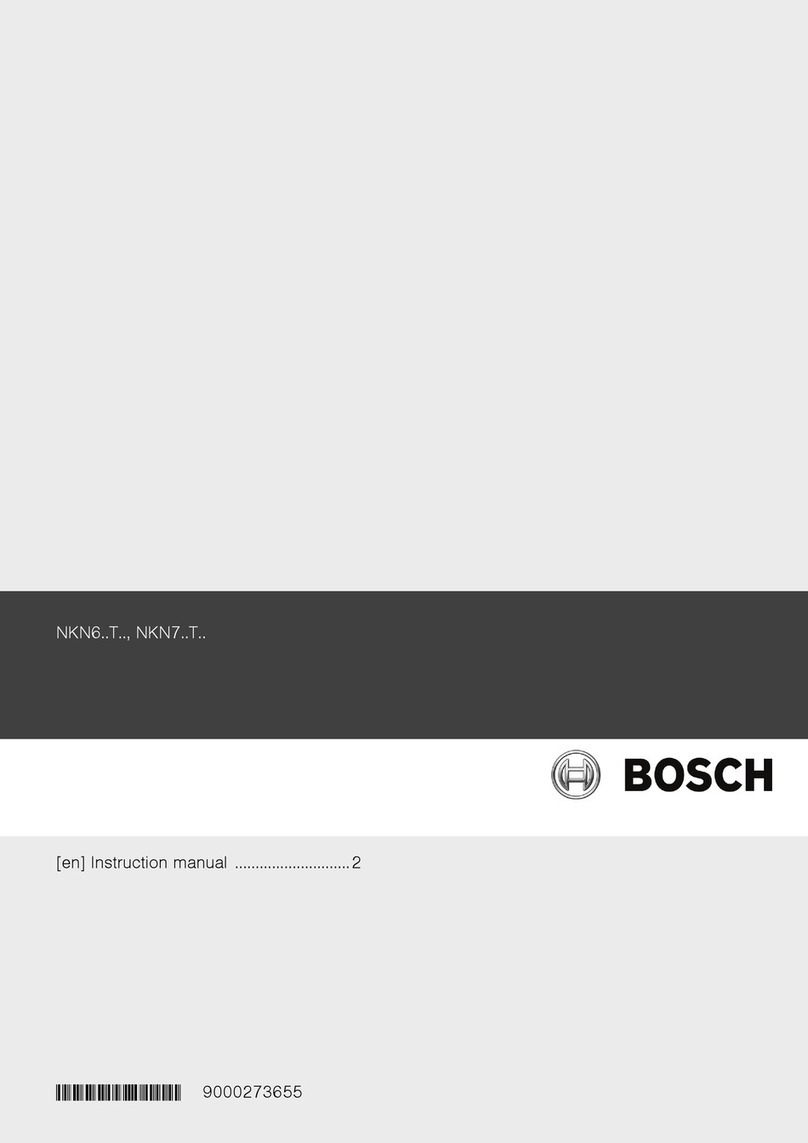 Bosch NKN6..T Series User manual