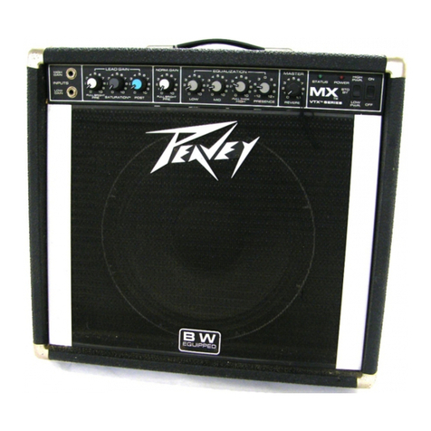 Peavey MX VTX series User manual