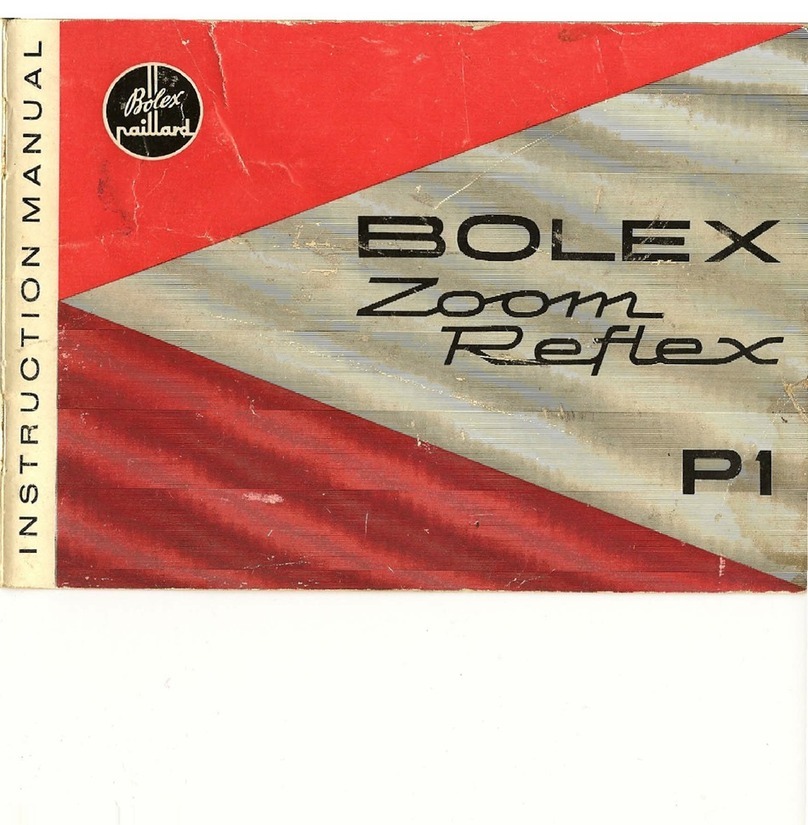 BOLEX ZOOM REFLEX P1 instruction manual