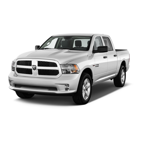 RAM 2013 1500 Tradesman REG Instruction Manual