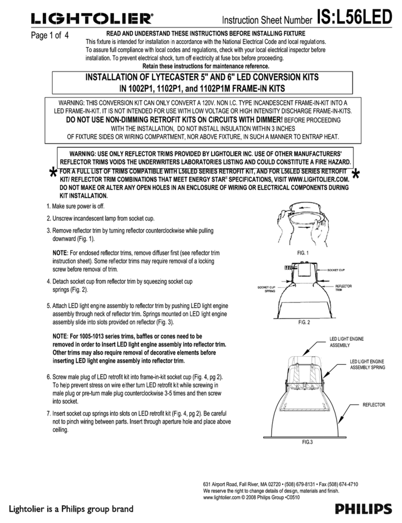 Lightolier L56LED User manual